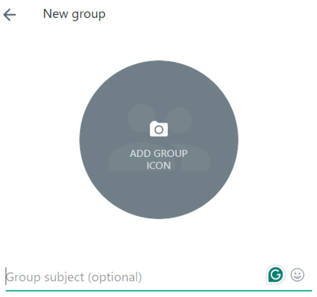 Add A Group Name