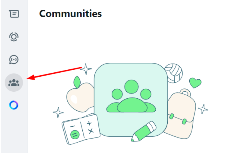 Click On Communities Tab