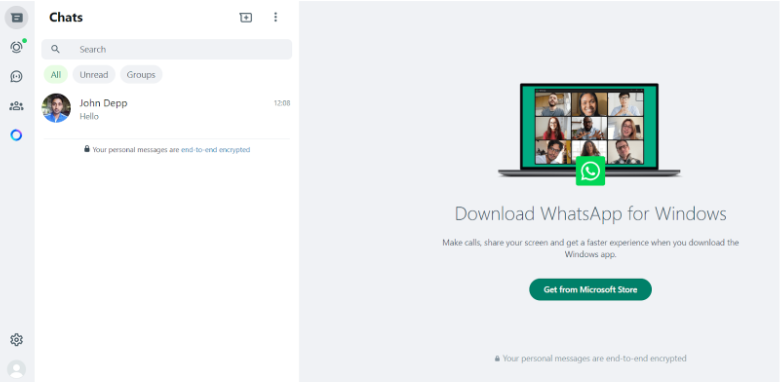 WhatsApp Web Will Load Your Chats